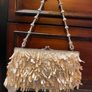 FUN BOHO Flapper Vintage Evening Bag Purse Bag Beaded Bridal